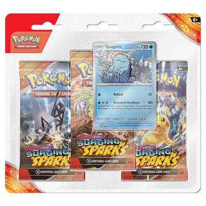 Surging Sparks 3-Pack: Scarlet & Violet 8 - Pokemon TCG