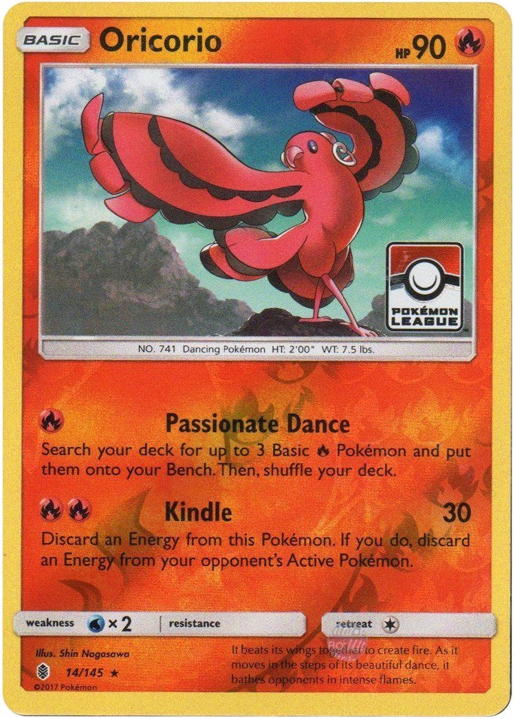 Oricorio - 14/145 (Pokemon League) (014/145) [League & Championship Cards]