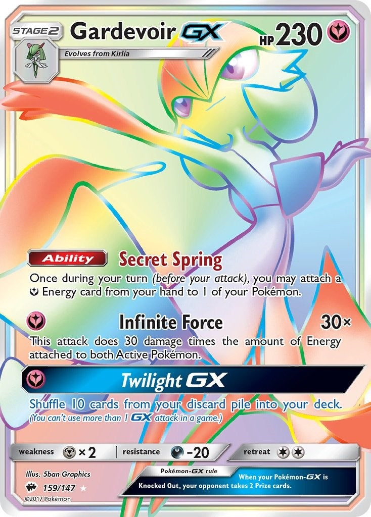 Gardevoir GX (Secret) (159) [SM - Burning Shadows]