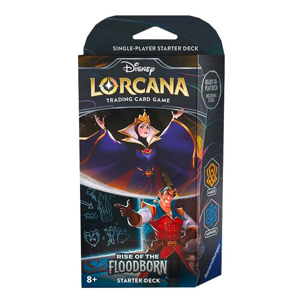 Lorcana Rise of the Floodborn Starter Deck - The Queen & Gaston