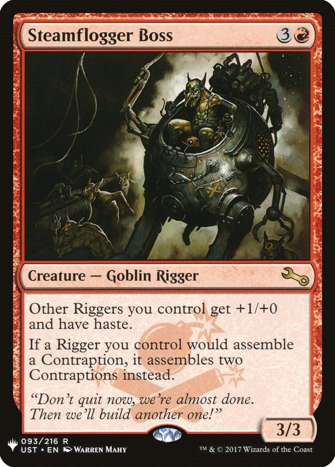 Steamflogger Boss (93) [The List Reprints]