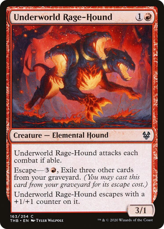 Underworld Rage-Hound (163) [Theros Beyond Death]