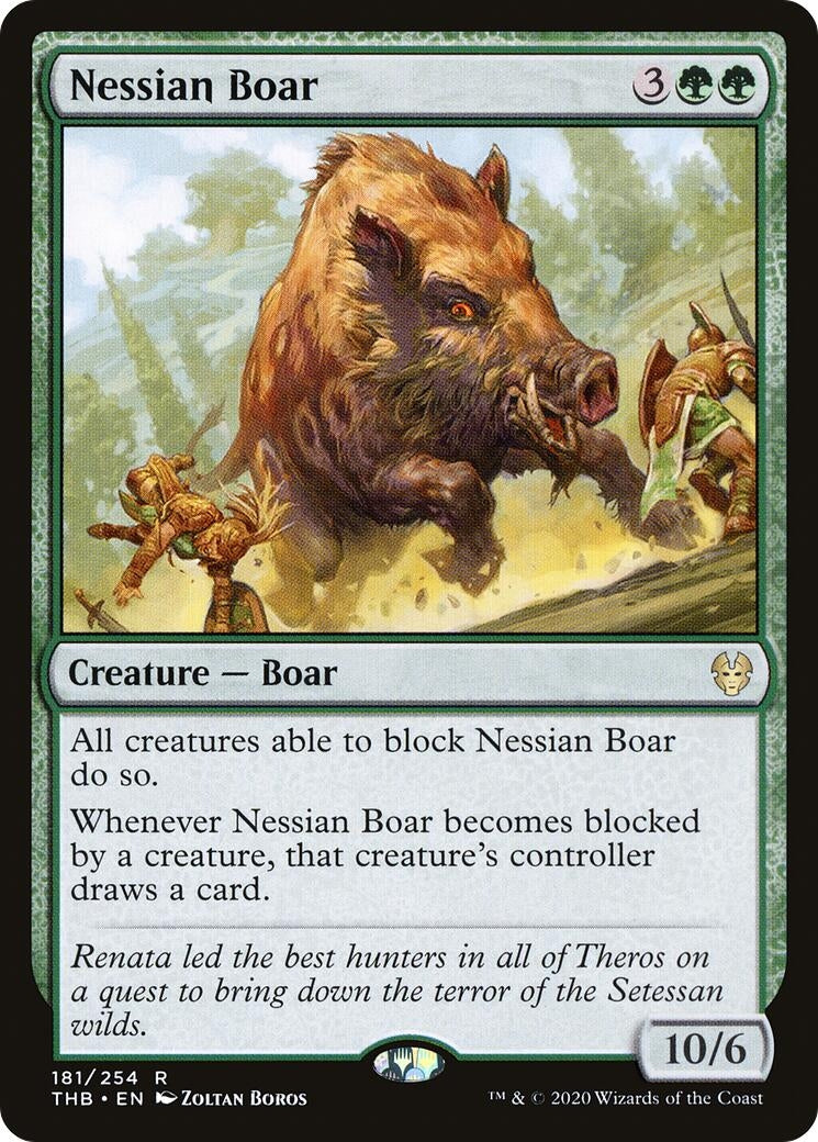 Nessian Boar (181) [Theros Beyond Death]