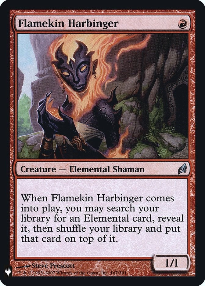 Flamekin Harbinger (167) [The List Reprints]