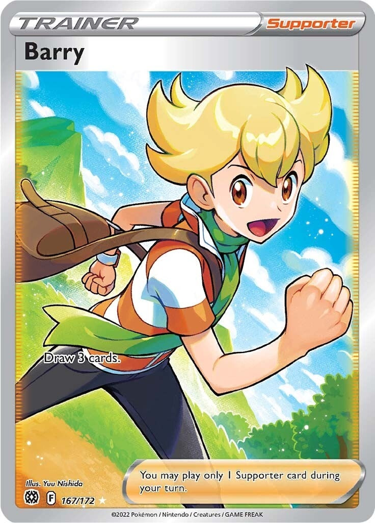 Barry (Full Art) (167/172) [SWSH09: Brilliant Stars]