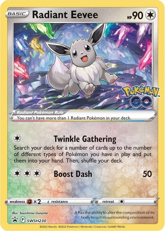 Radiant Eevee - SWSH230 (SWSH230) [SWSH: Sword & Shield Promo Cards]