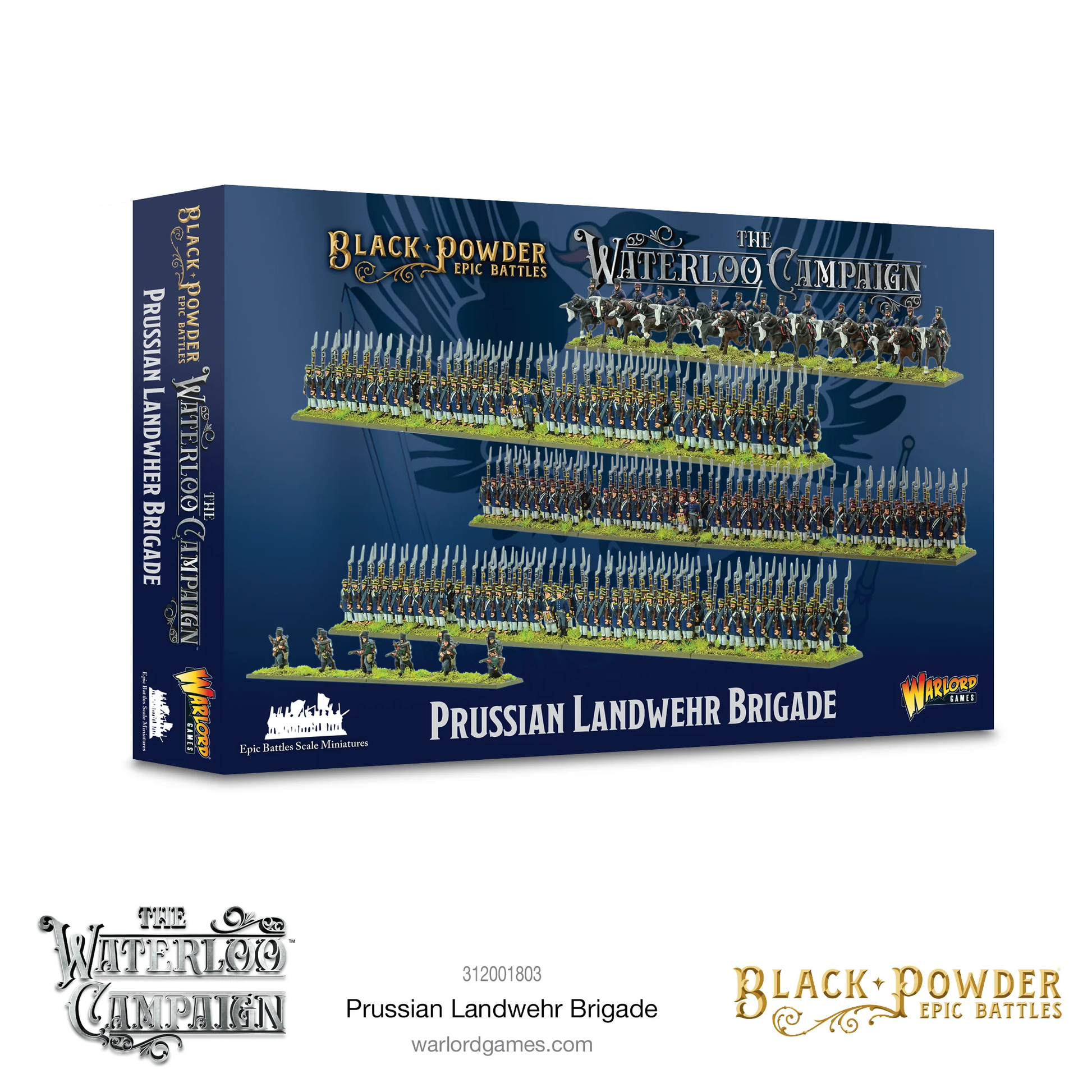 Prussian Landwehr Brigade - Black Powder Epic Battles: The Waterloo Campaign