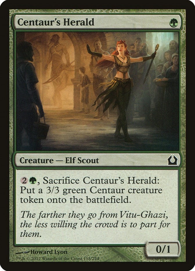 Centaur's Herald (118) [Return to Ravnica]