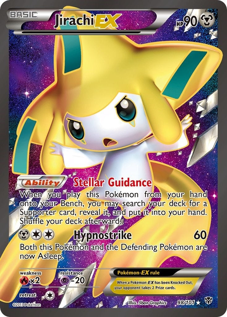 Jirachi EX (98 Full Art) (98) [Plasma Blast]