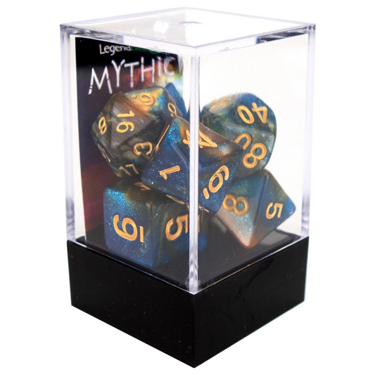 Poly Dice Set - Mythic - Dusk River, Boxed