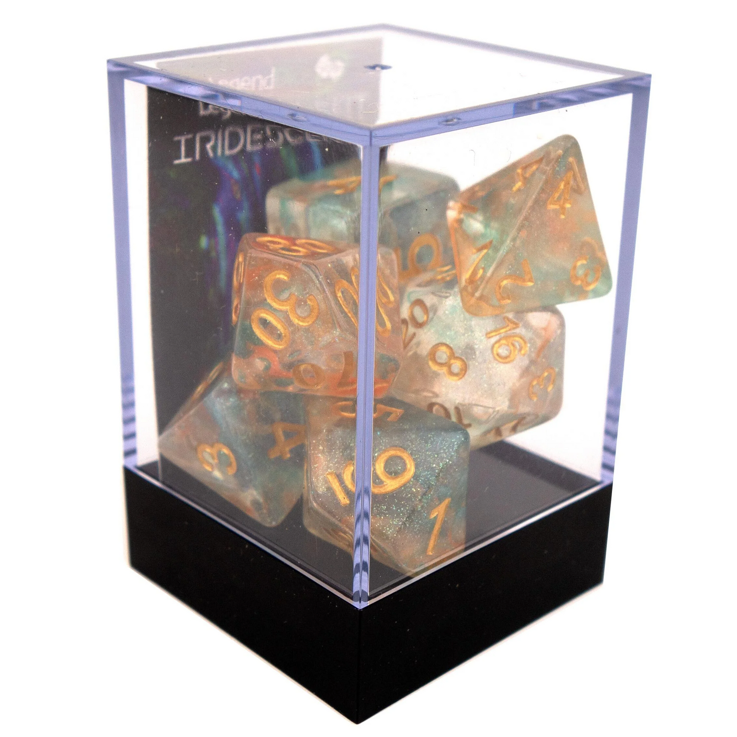 Poly Dice Set - Iridescent - Koi, Boxed