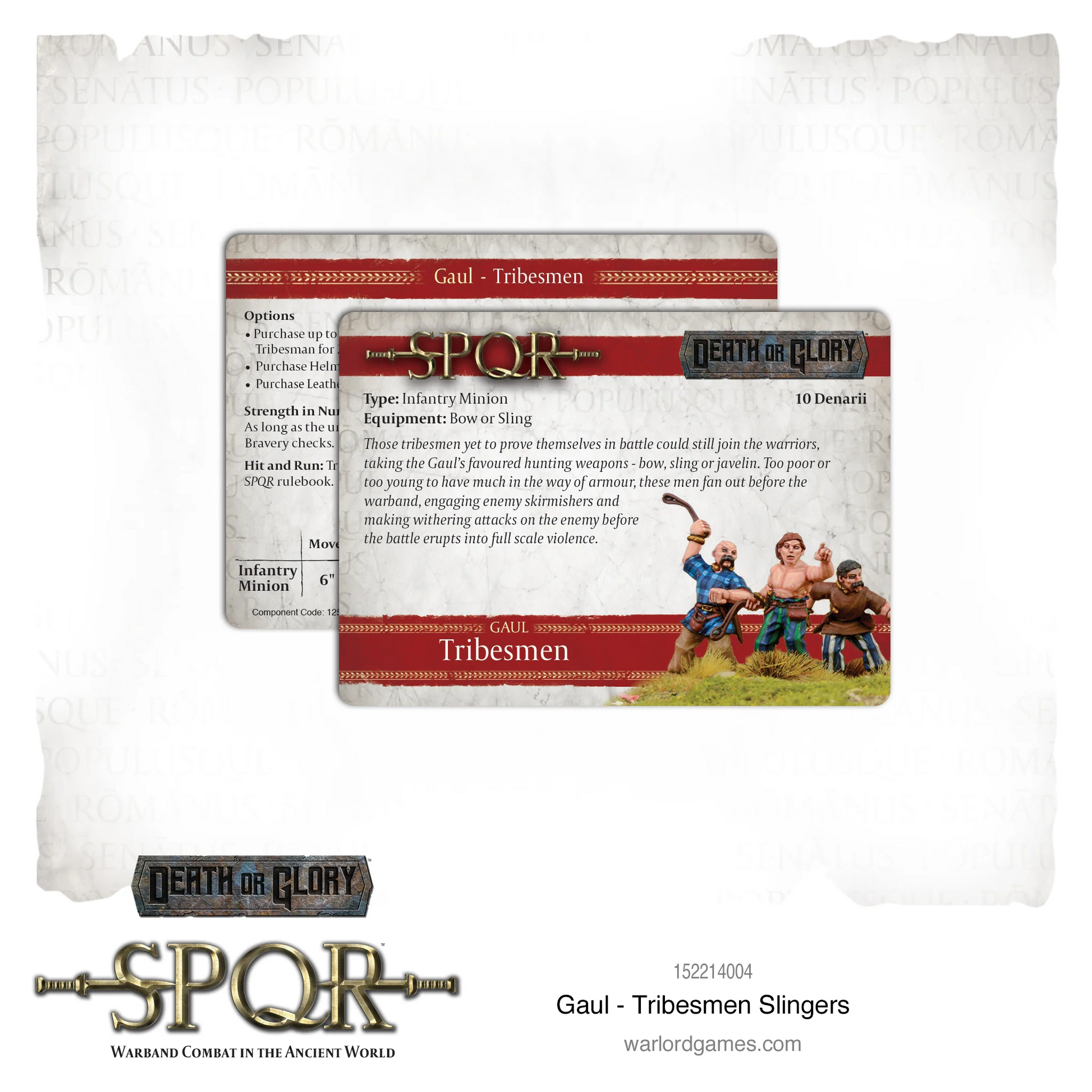 Gaul - Tribesmen Slingers: SPQR