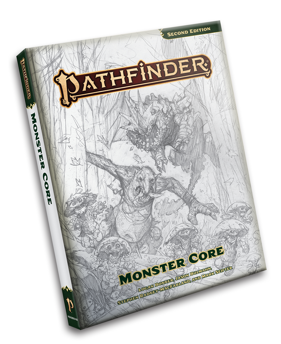 Monster Core Sketch Cover Edition: Pathfinder RPG