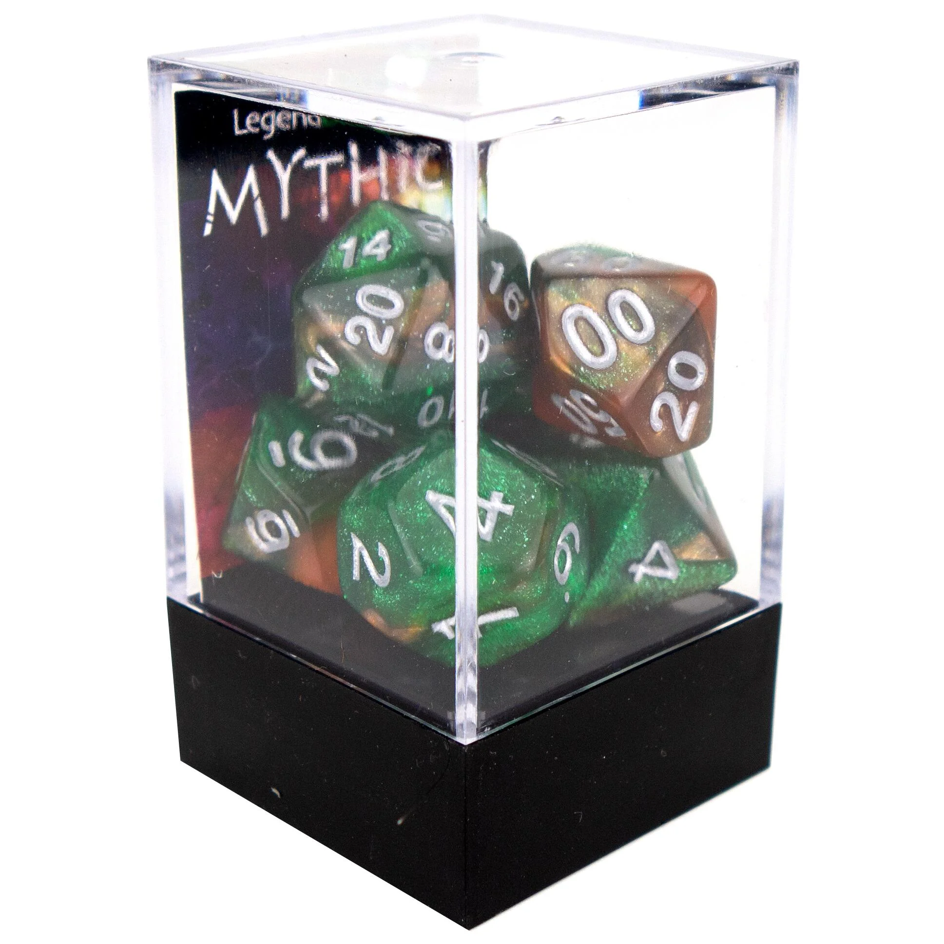 Poly Dice Set - Mythic - Emerald Vale, Boxed