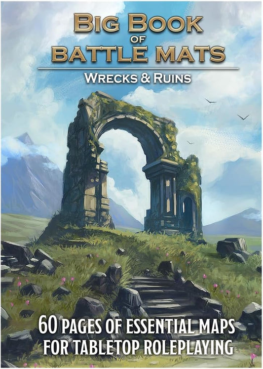 Big Book Of Battle Mats: Wrecks And Ruins