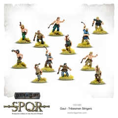 Gaul - Tribesmen Slingers: SPQR