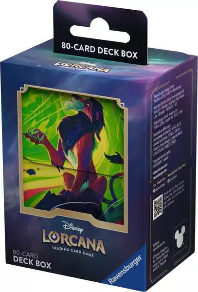 Scar Vengeful Lion Deck Case - Lorcana: Azurite Sea