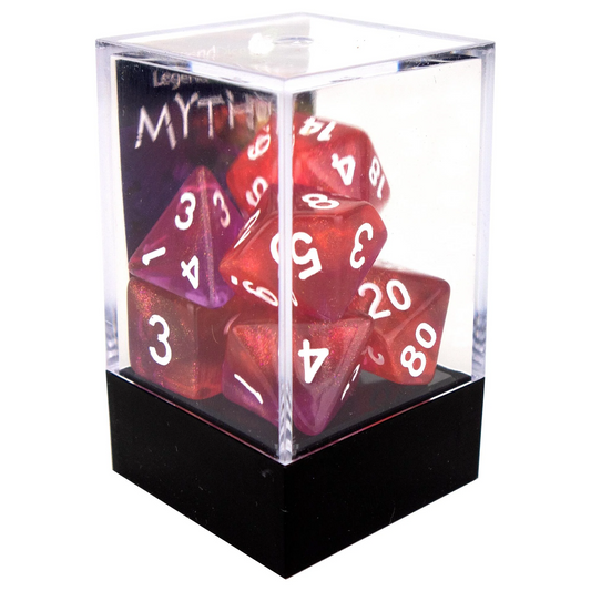 Poly Dice Set - Mythic - Carbon Stars, Boxed