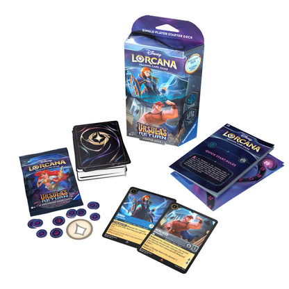 Lorcana Ursula's Return - Starter Deck - Anna & Hercules (Sapphire/Steel)