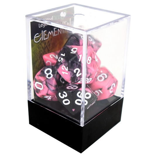 Poly Dice Set - Elemental - Watermellon Cream, Boxed