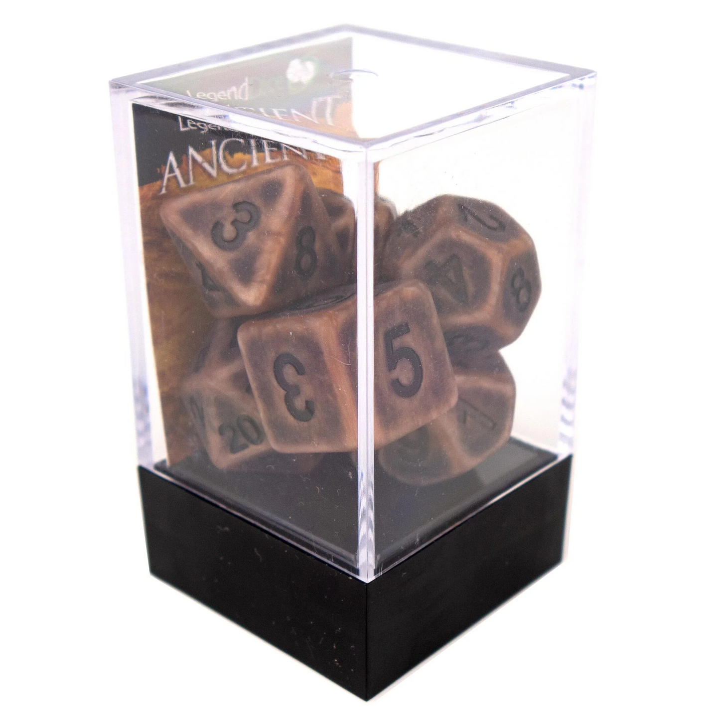 Poly Dice Set - Ancient - Copper, Boxed