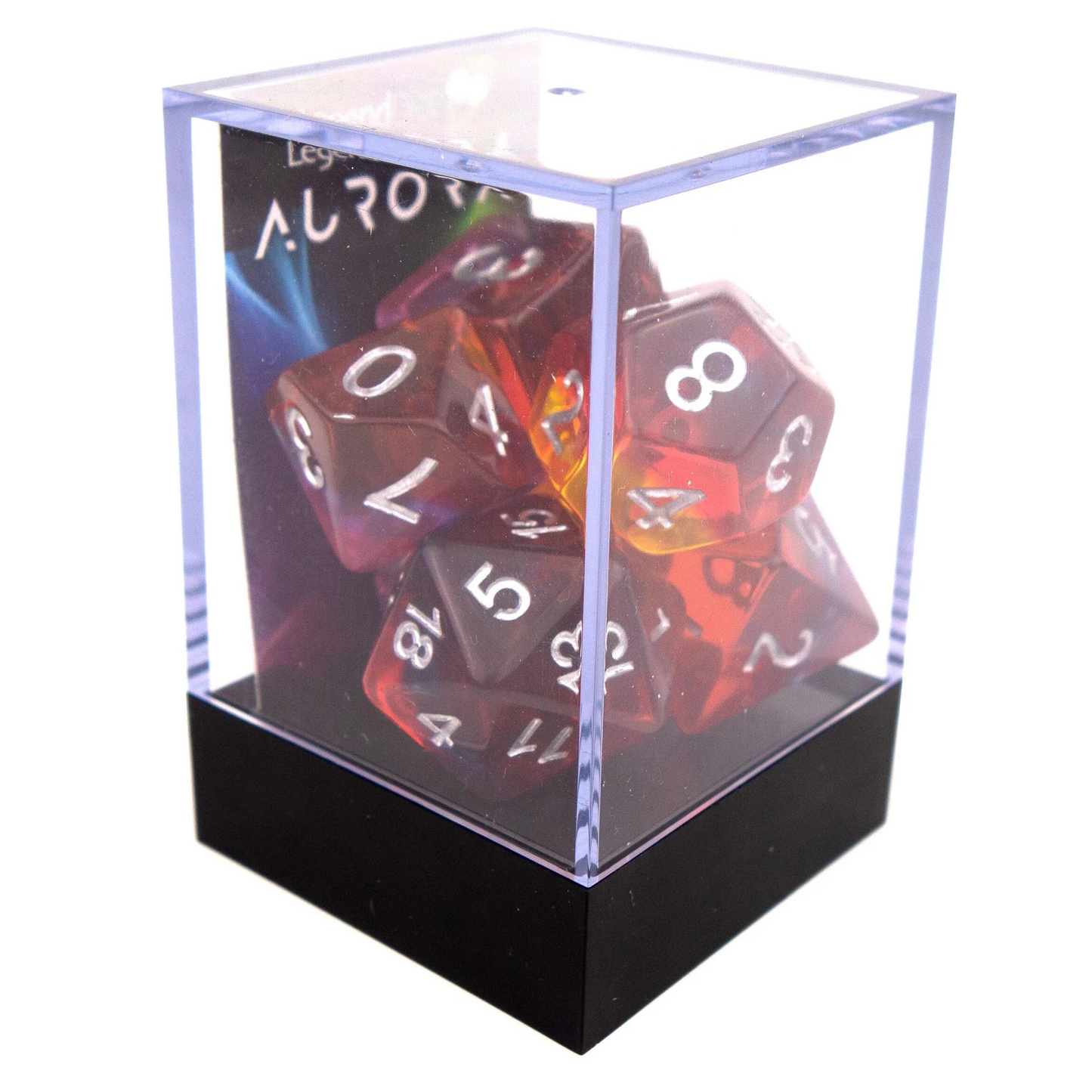 Poly Dice Set - Aurora - Golden, Boxed