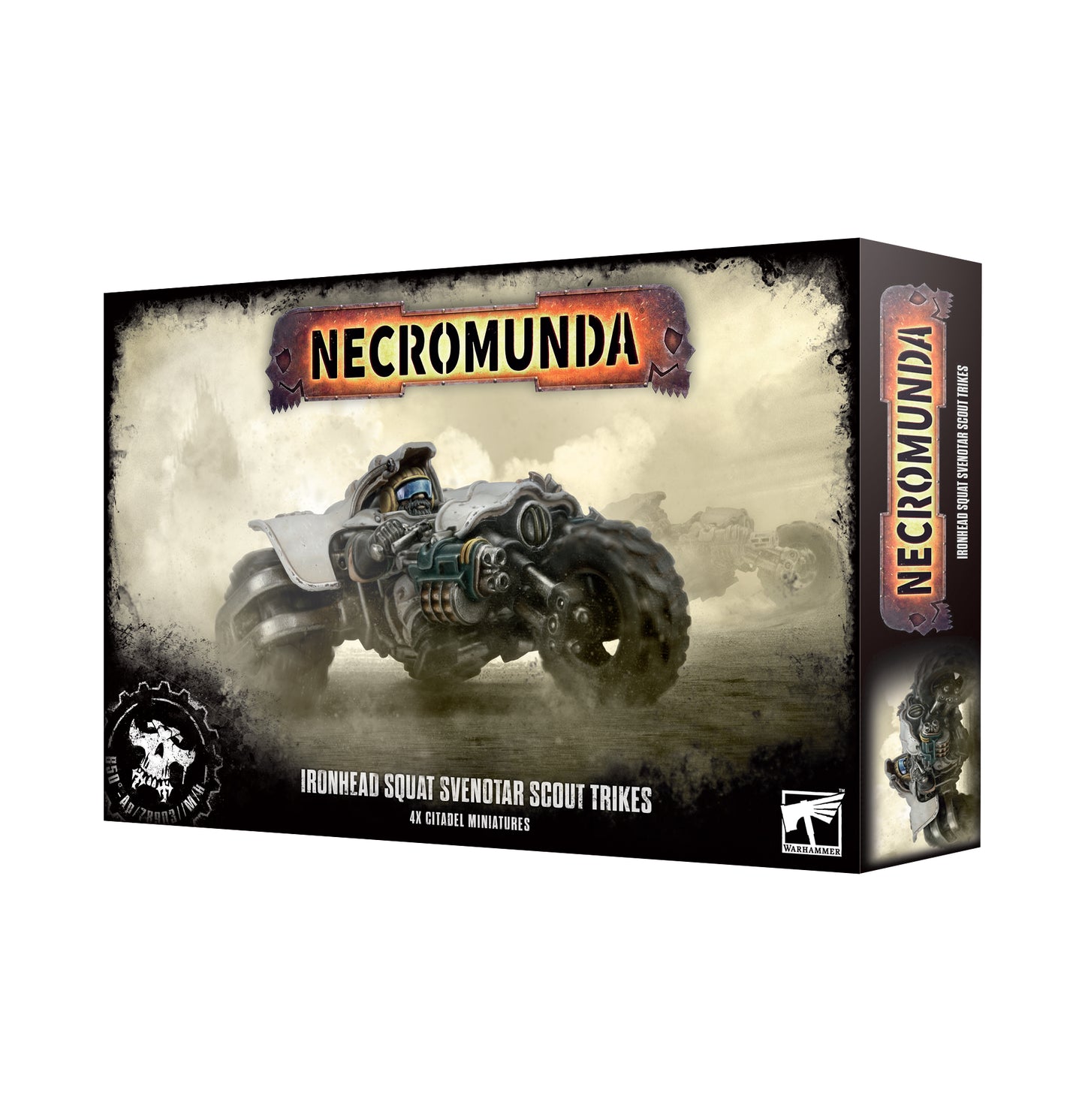 Ironhead Squat Svenotar Scout Trikes: Necromunda