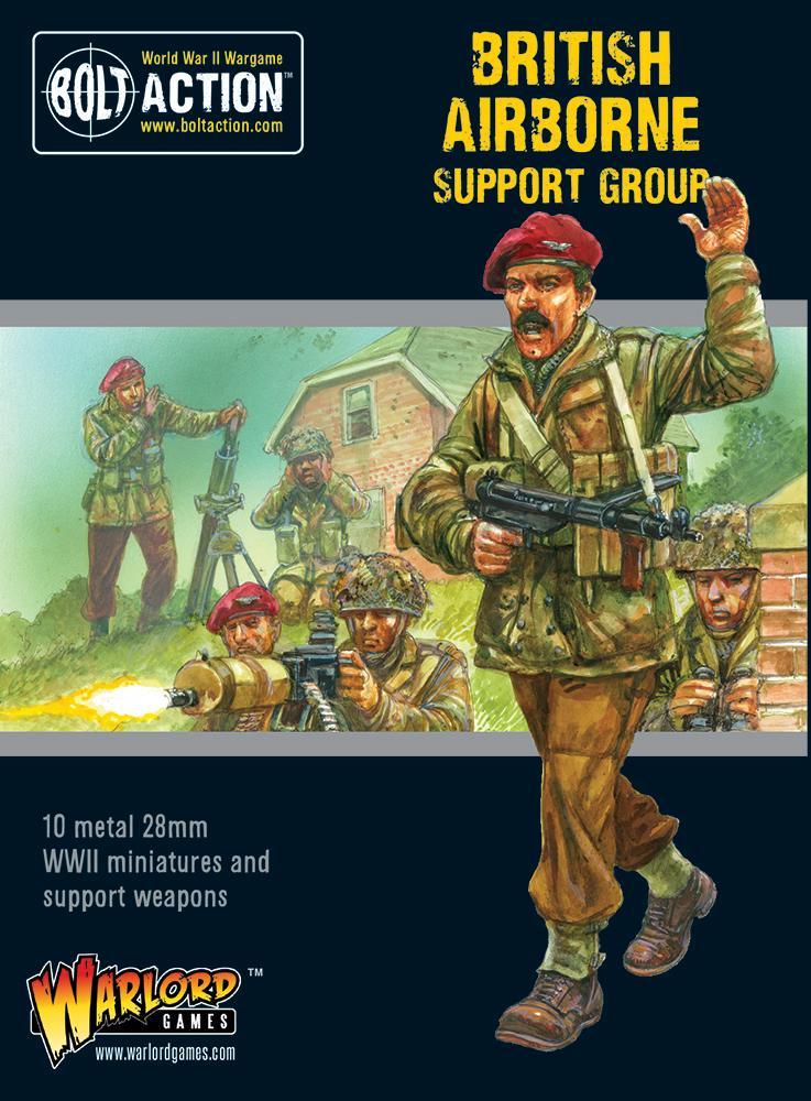 British Airborne Support Group (HQ, Mortar & MMG): Bolt Action