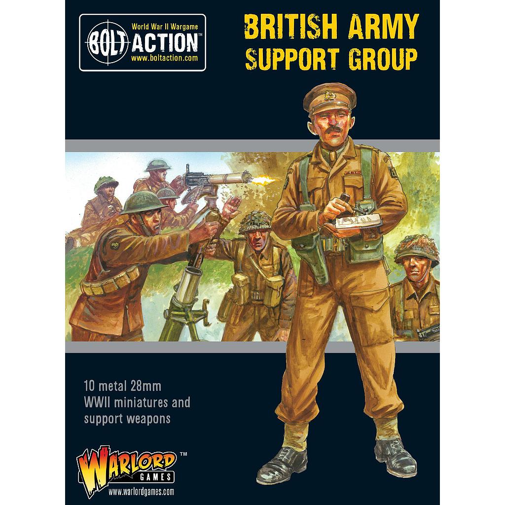 British Army Support Group (HQ, Mortar & MMG): Bolt Action
