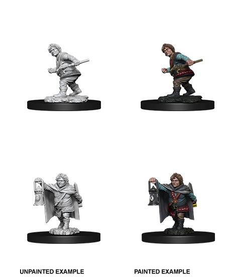 Male Halfling Rogue: Nolzur's Marvelous Unpainted Miniatures