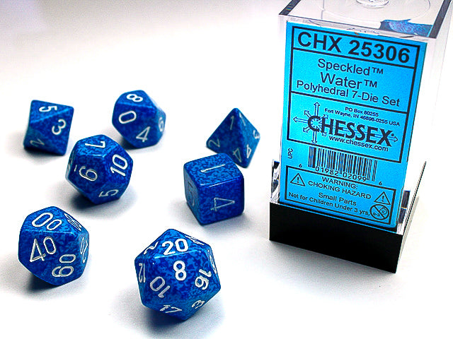 Water - Speckled Polyhedral 7-Die Set