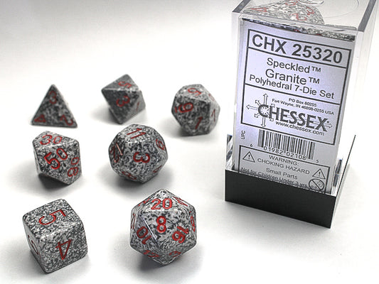 Granite - Speckled Polyhedral 7-Die Set