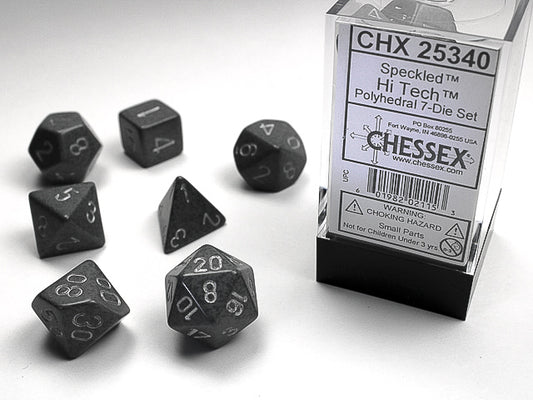 Hi-Tech - Speckled Polyhedral 7-Die Set