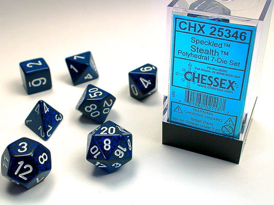 Stealth - Speckled Polyhedral 7-Die Set