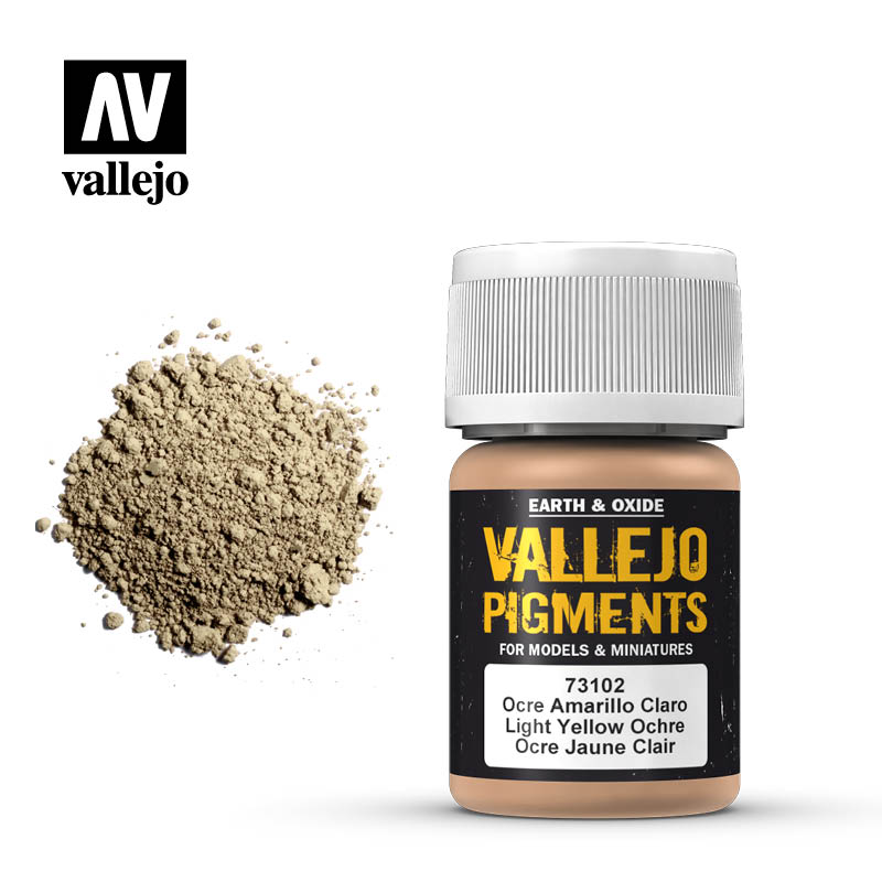 Light Yellow Ochre: Vallejo Pigments