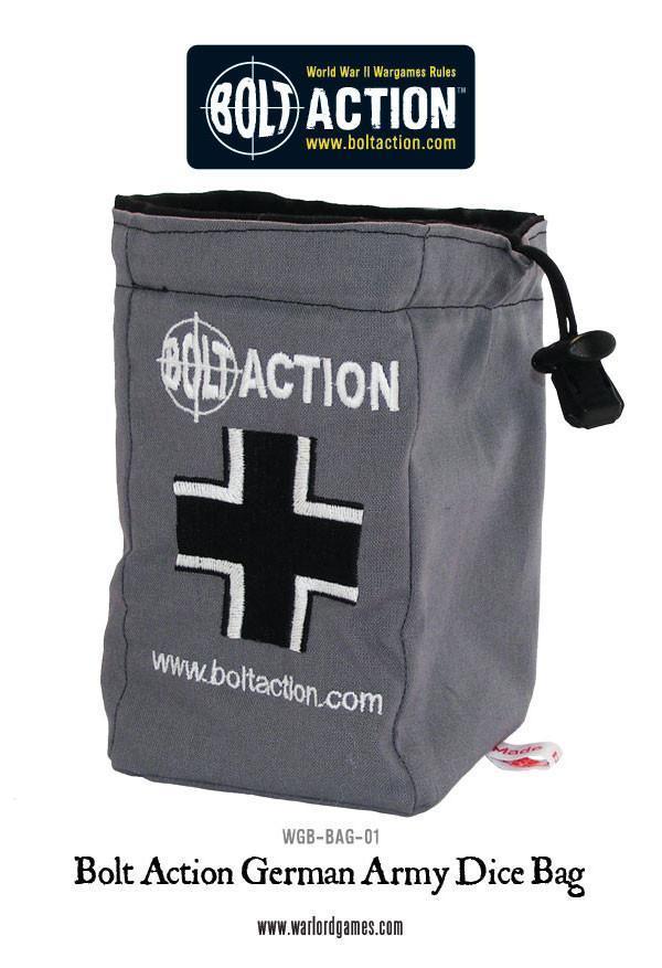 Bolt Action German Army Dice Bag (Grey)