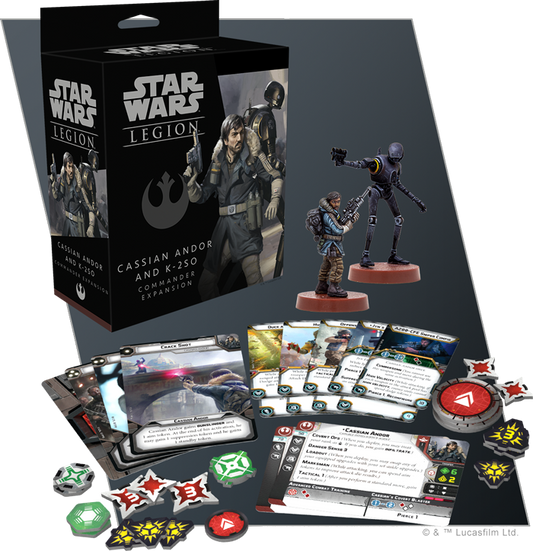 Cassian Andor and K-2SO Commander Expansion - Star Wars: Legion