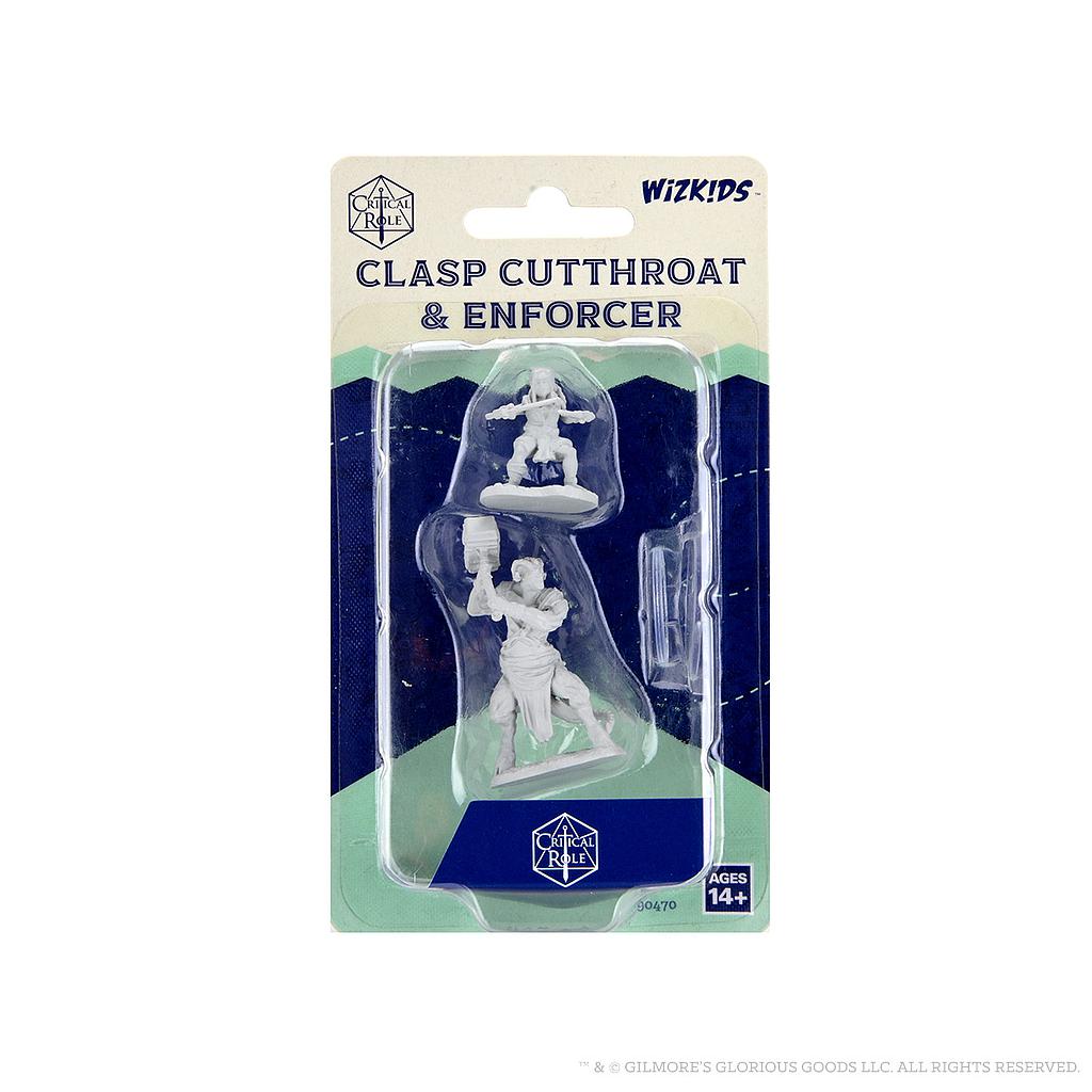 Clasp Cutthroat & Enforcer: Critical Role Unpainted Miniatures