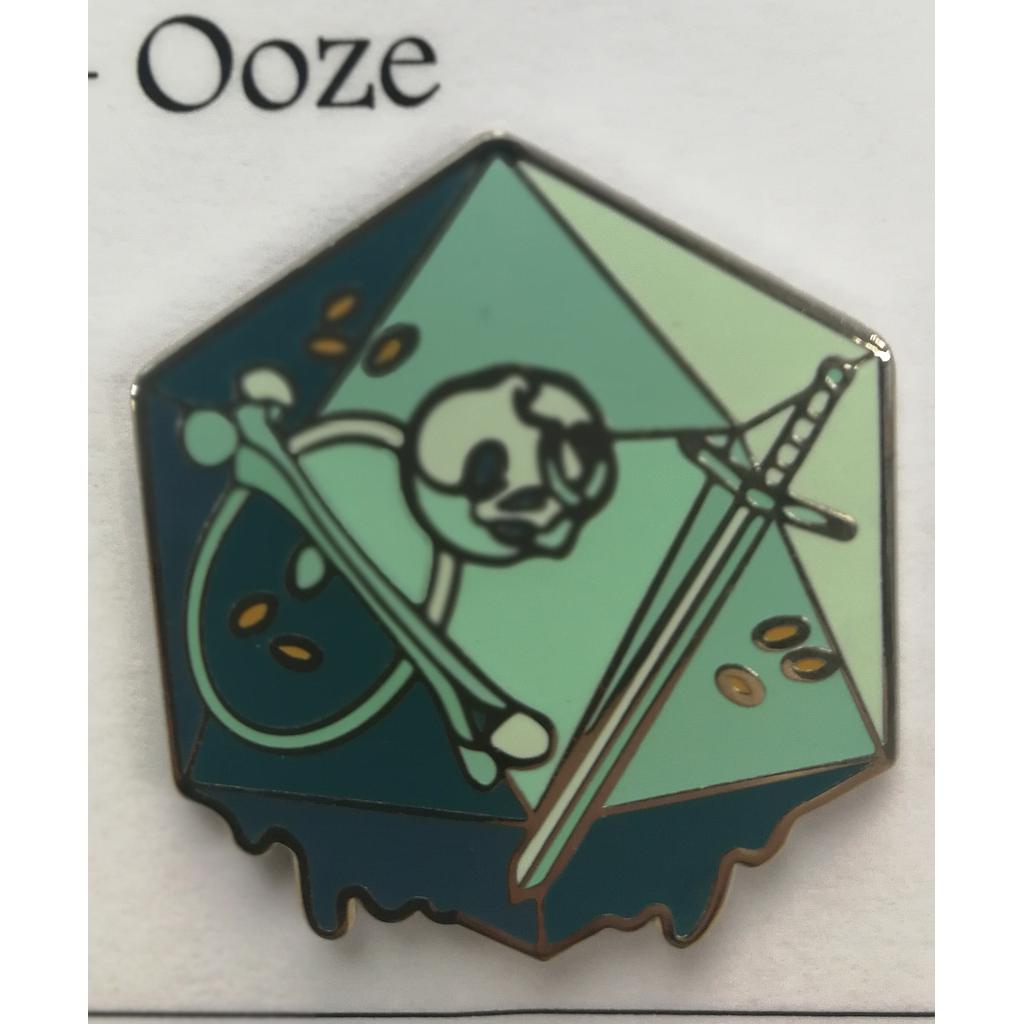 Ooze enamel pin