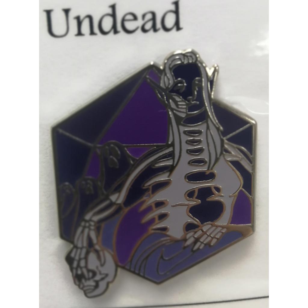 Undead enamel pin