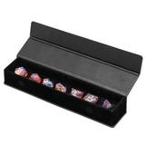 Magnetic Dice Vault - Black Leatherette - foam Brain Games