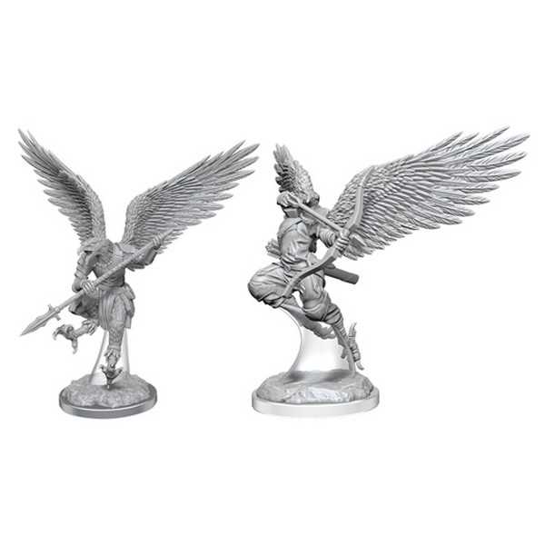 Aarakocra Fighters: D&D Nolzur's Marvelous Unpainted Miniatures