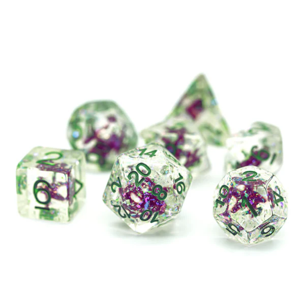 Ocean Sparkle Starfish RPG Dice