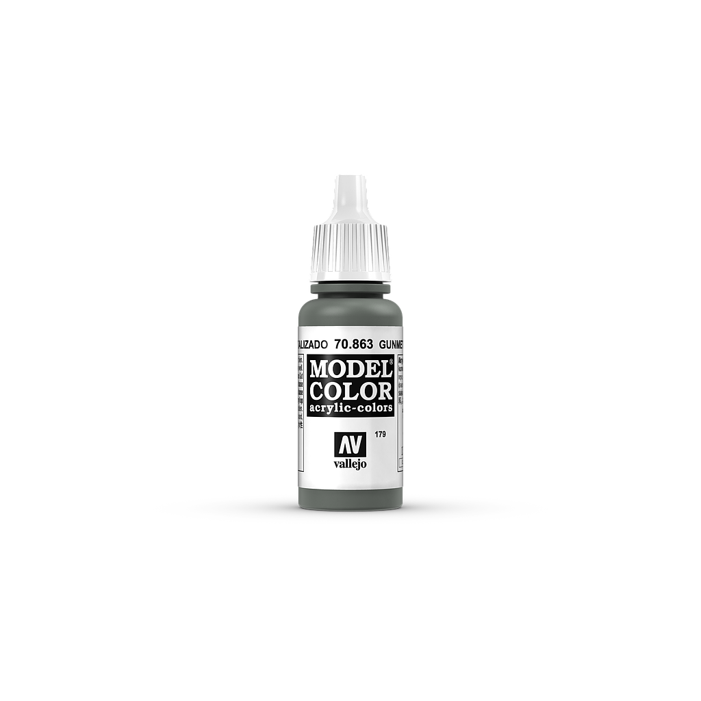 AV Model Color 17ml - Metallic Gunmetal Grey