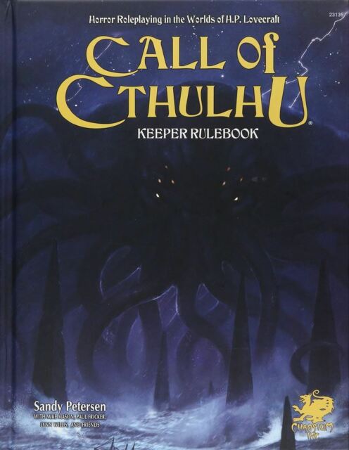 Call of Cthulhu 7th Edition Keeper Rulebook