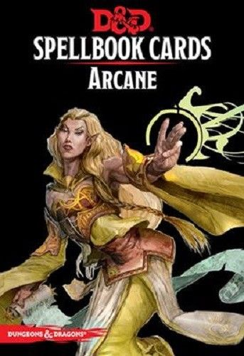 D&D Arcane spellbook cards