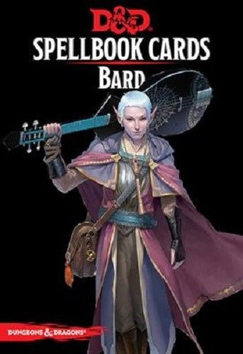 D&D Bard Spellbook cards