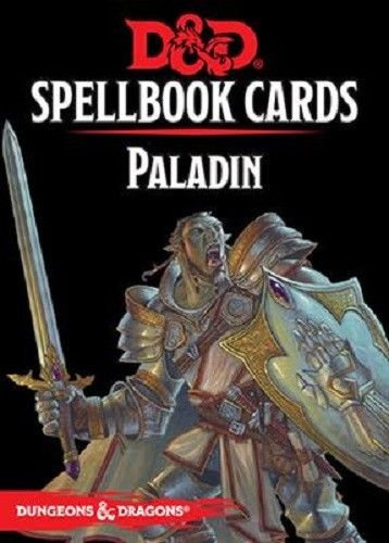 D&D Paladin Spellbook Cards