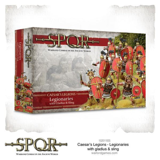 Caesar's Legions Legionaries with Gladius and Sling: SPQR