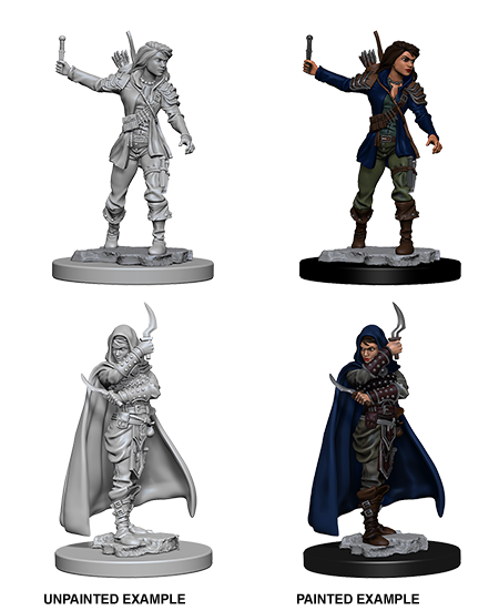 Human Female Rogue: Deep Cuts Unpainted Miniatures